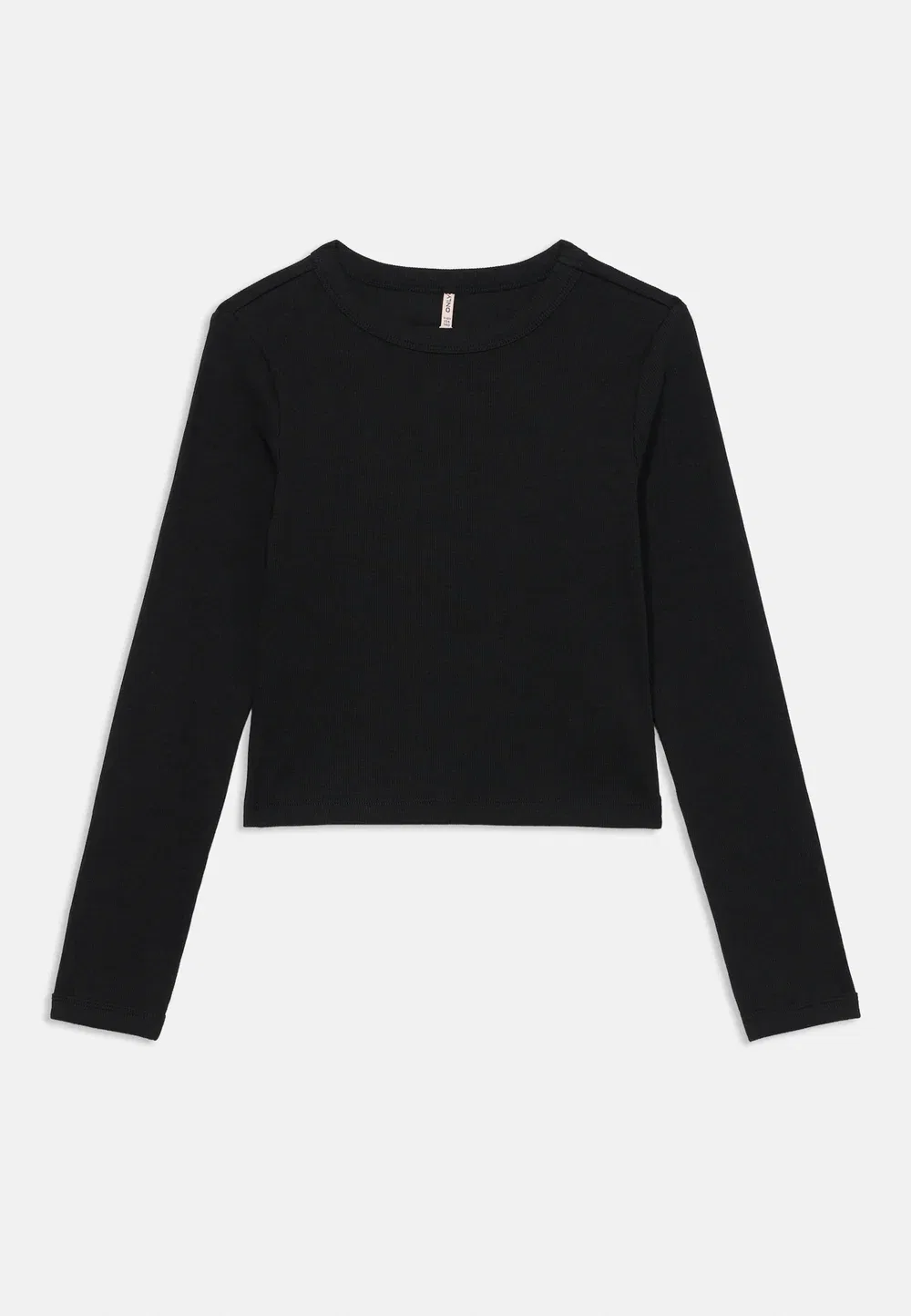 Футболка с длинным рукавом Kogbina life с круглым вырезом Only Girls, Black — фото 3