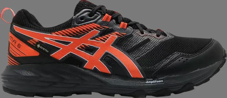 

Кроссовки gel sonoma 6 gtx 'black marigold orange' Asics, черный