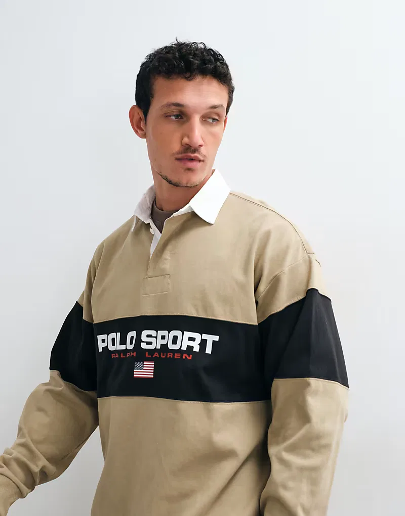 Рубашка Polo Ralph Lauren Sport из плотной ткани рубинового — фото 2