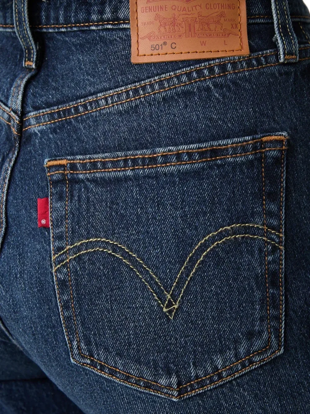 Прямые джинсы Levi's 501 Curve, синий — фото 4