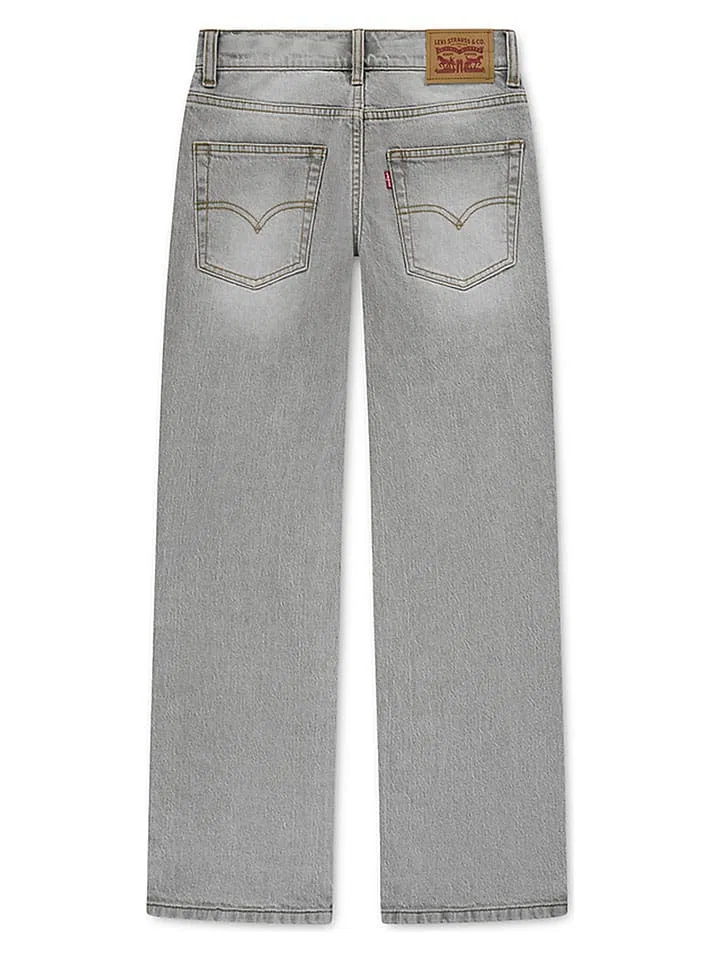 Джинсы свободного кроя модель 555 Levi'S Kids, серый — фото 2