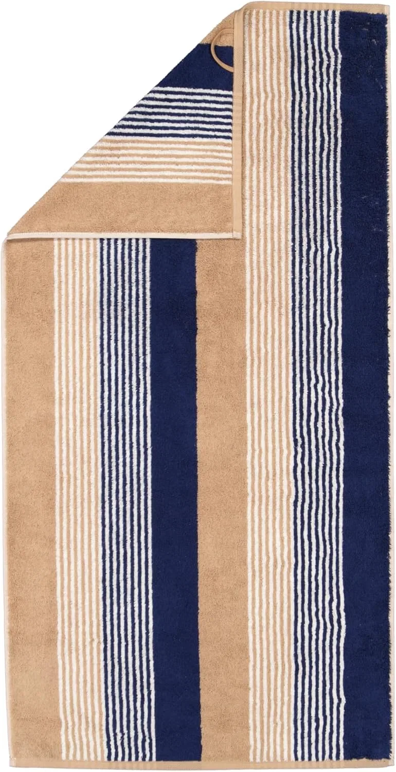 Полотенца для рук Coast Repeat, Cawö, 31 шт., 70x140 см, Navy Natural
