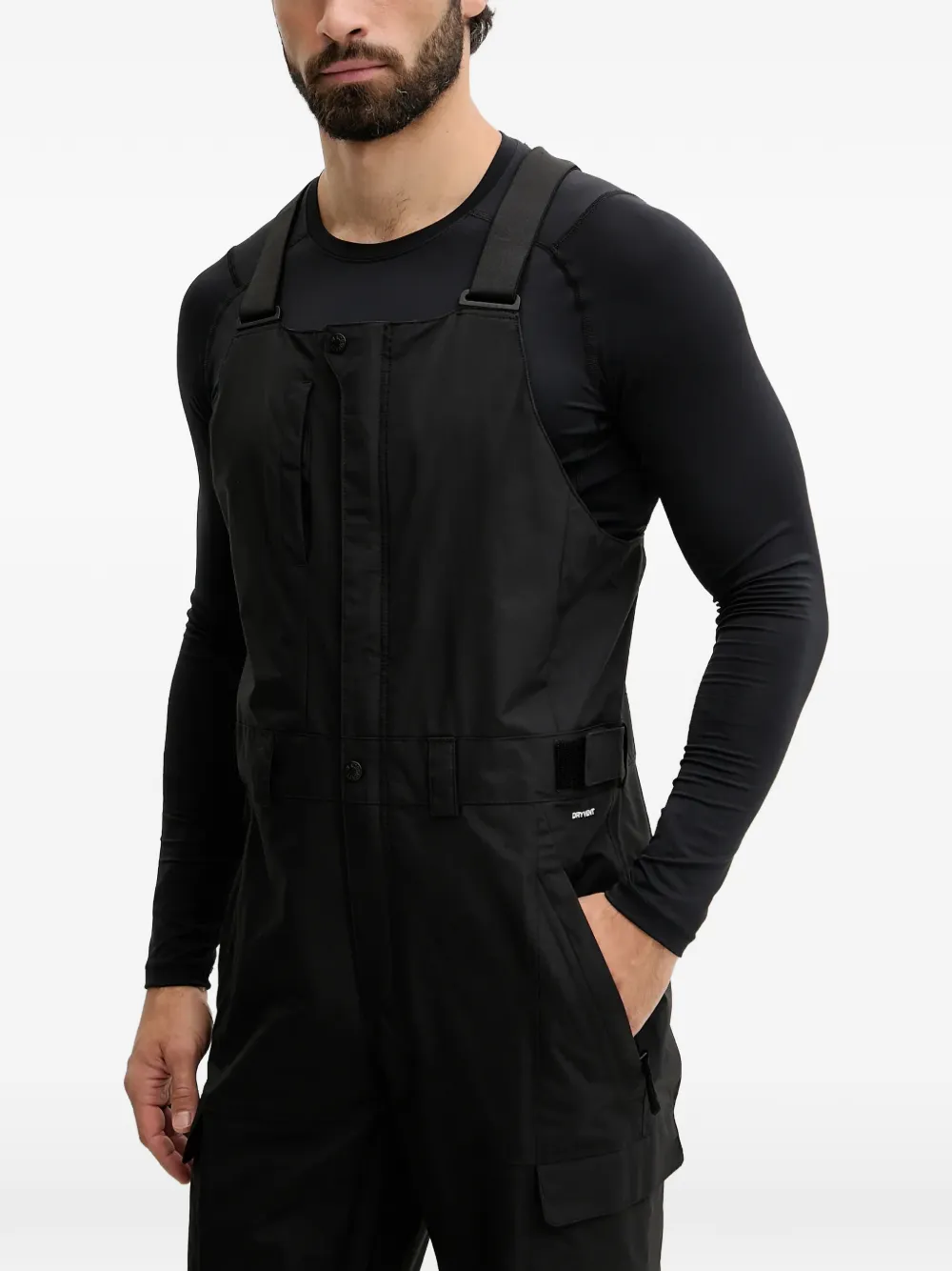 

Горнолыжный комбинезон с подтяжками на пуговицах The North Face, черный