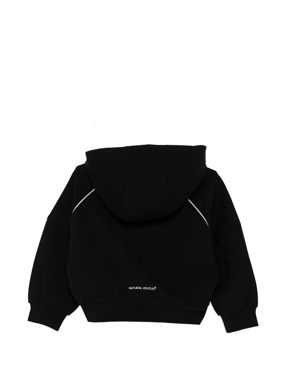 Худи с логотипом EA7 Emporio Armani, черный — фото 2