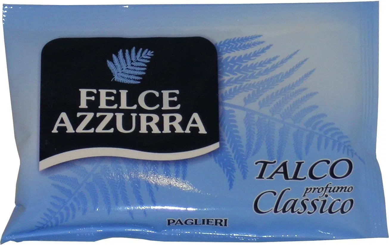 Тальк Felce Azzurra Classic, 100 г, Синий