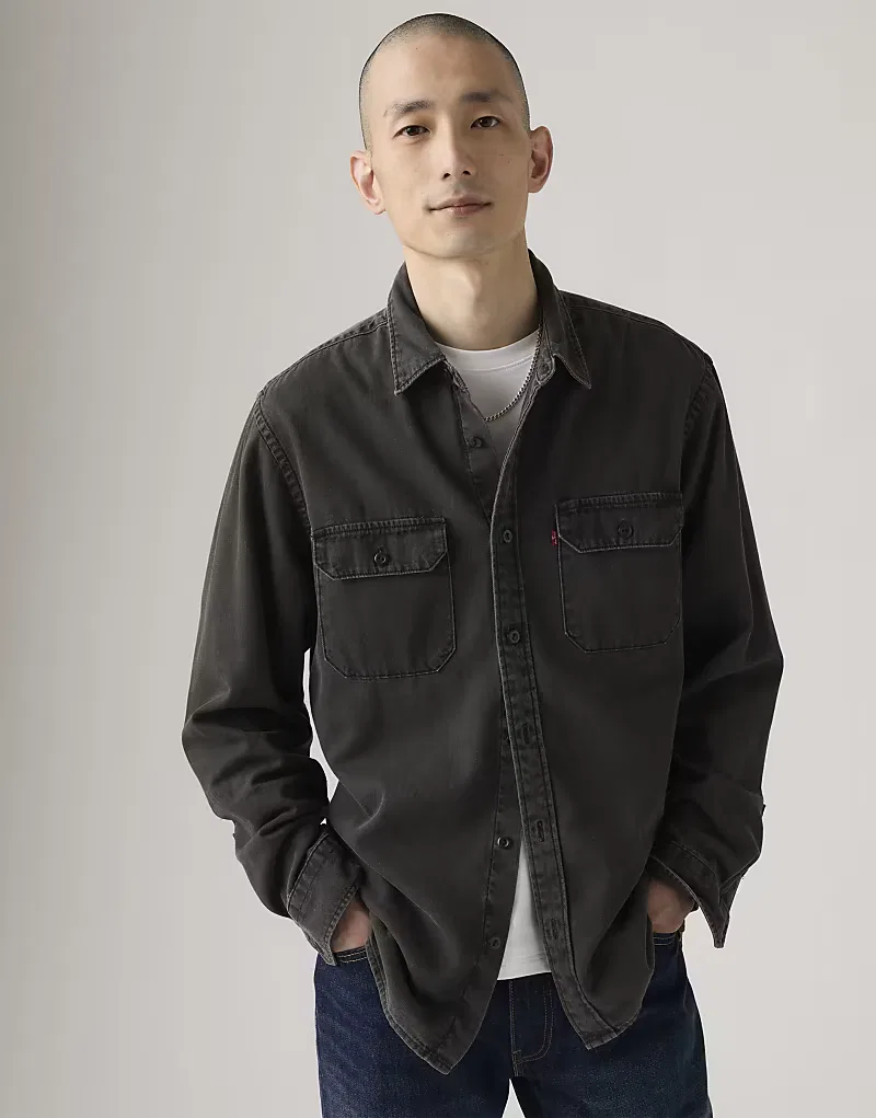 Куртка рабочая Jackson Worker Blairmore Indigo Levi's, black yarndye — фото 4