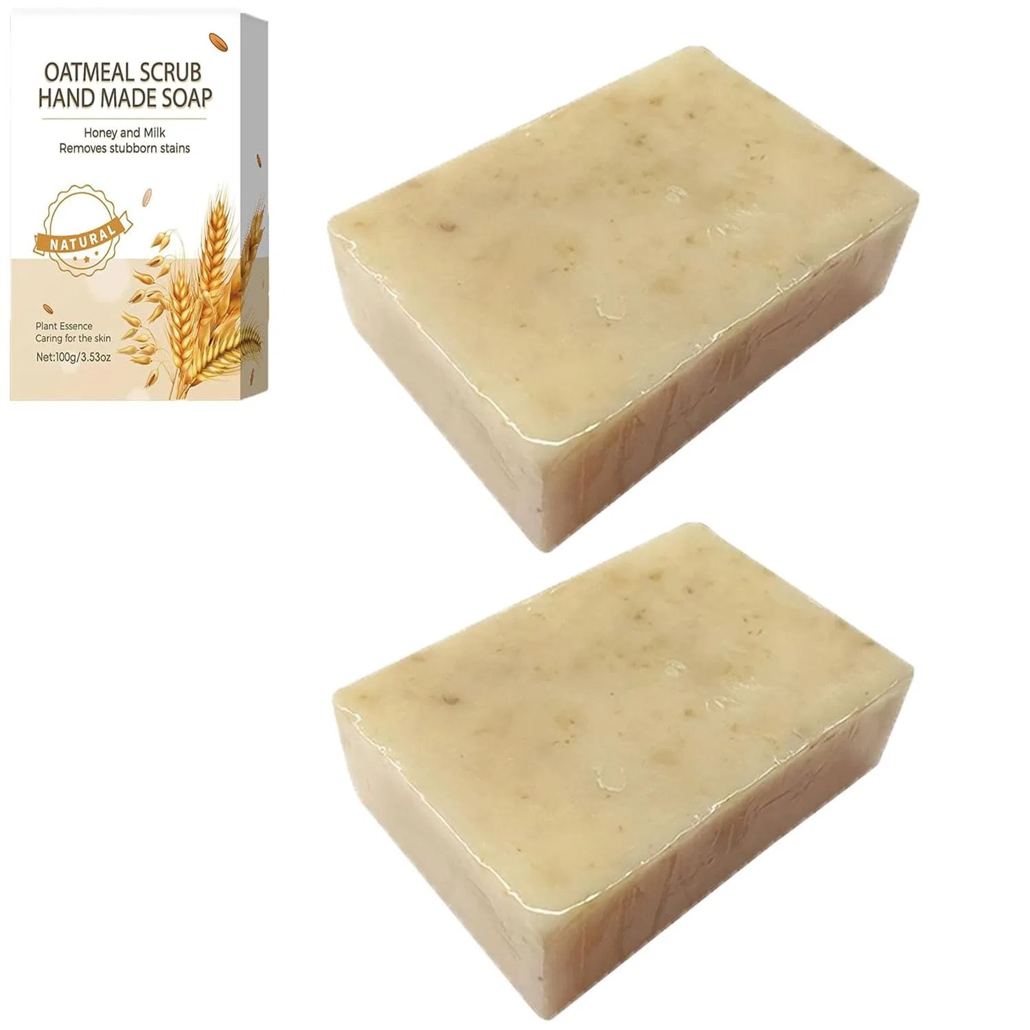 Мыло GUSHE с медом, молоком и овсянкой, 2 шт, 100 г
