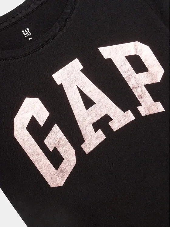 Футболка regular fit Gap, черный — фото 3