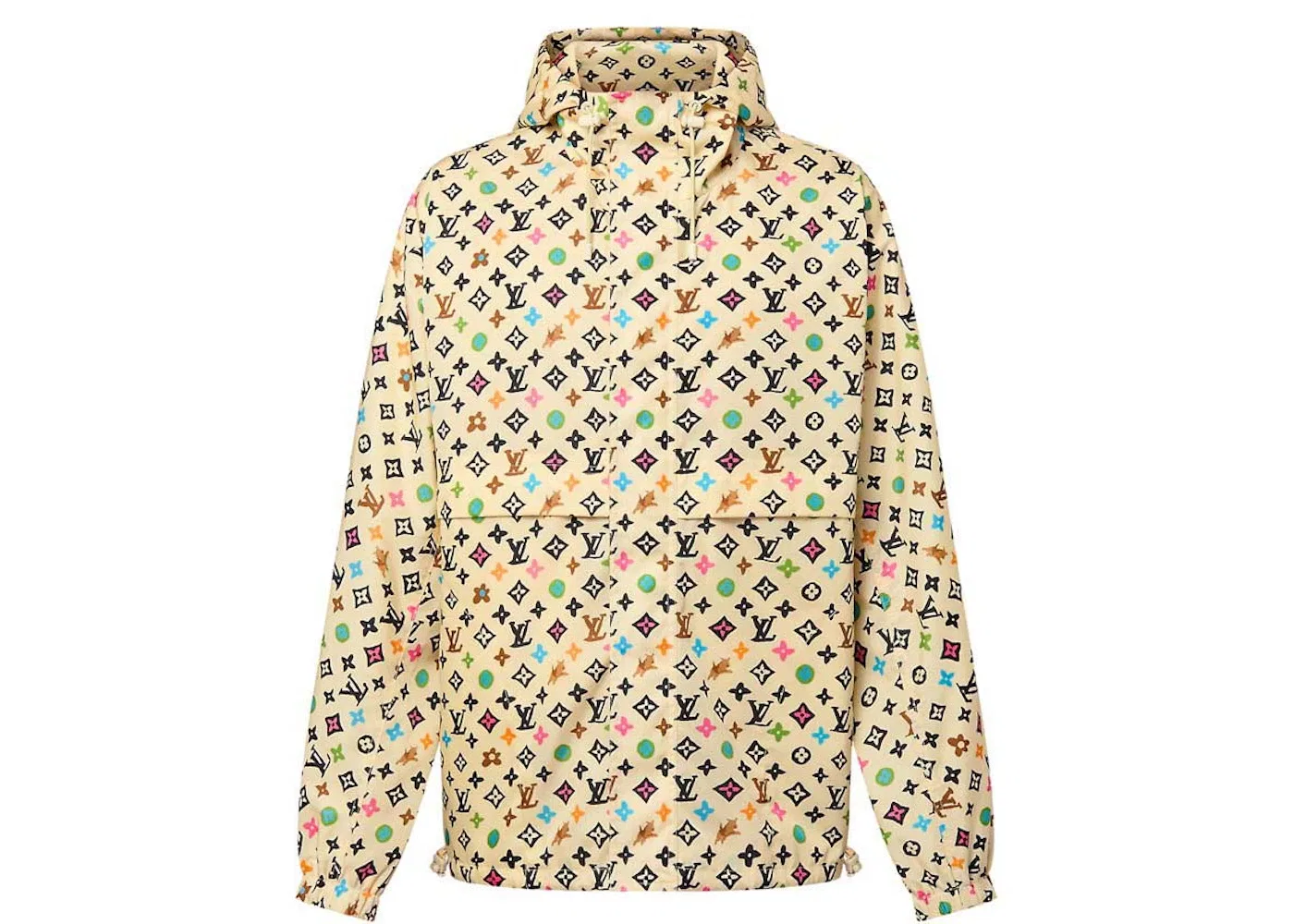 Мужская ветровка с принтом Monogram Windbreaker Louis Vuitton, Pastel Multicolor