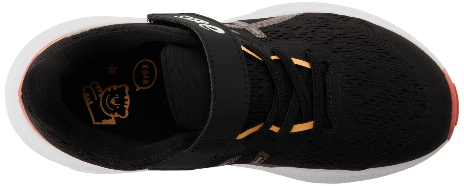 Детские кроссовки для мальчиков с амортизацией Gt-1000 13 Ps ASICS, Black Rubble Red — фото 3