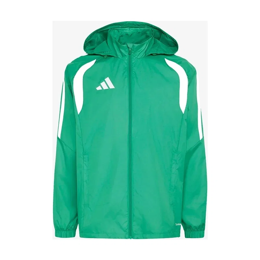Ветровка мужская с капюшоном Tiro26 League adidas, Зеленый