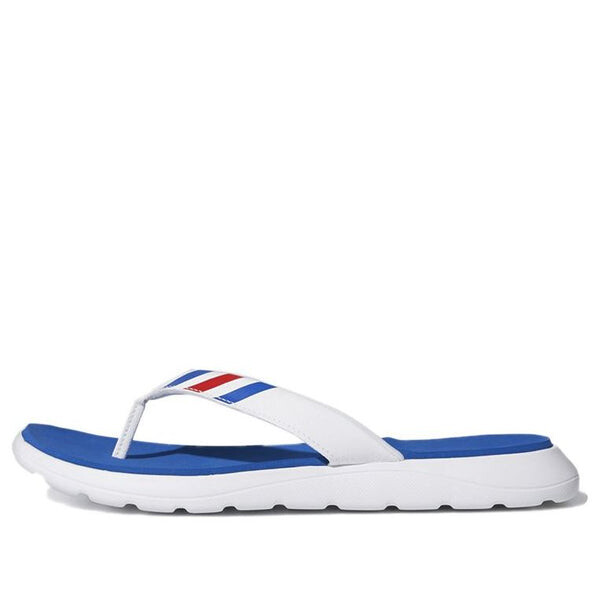 

Тапочки comfort slippers white/blue/red Adidas, белый