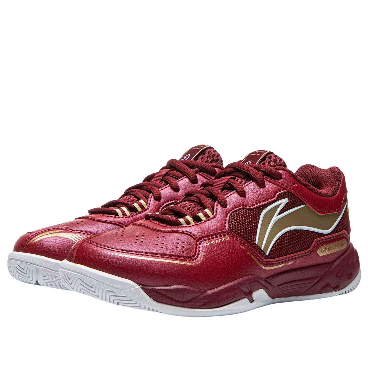 Детские кроссовки с сетчатым верхом Saga III Jr 'Red Ochre' Li-Ning, Red Ochre — фото 3