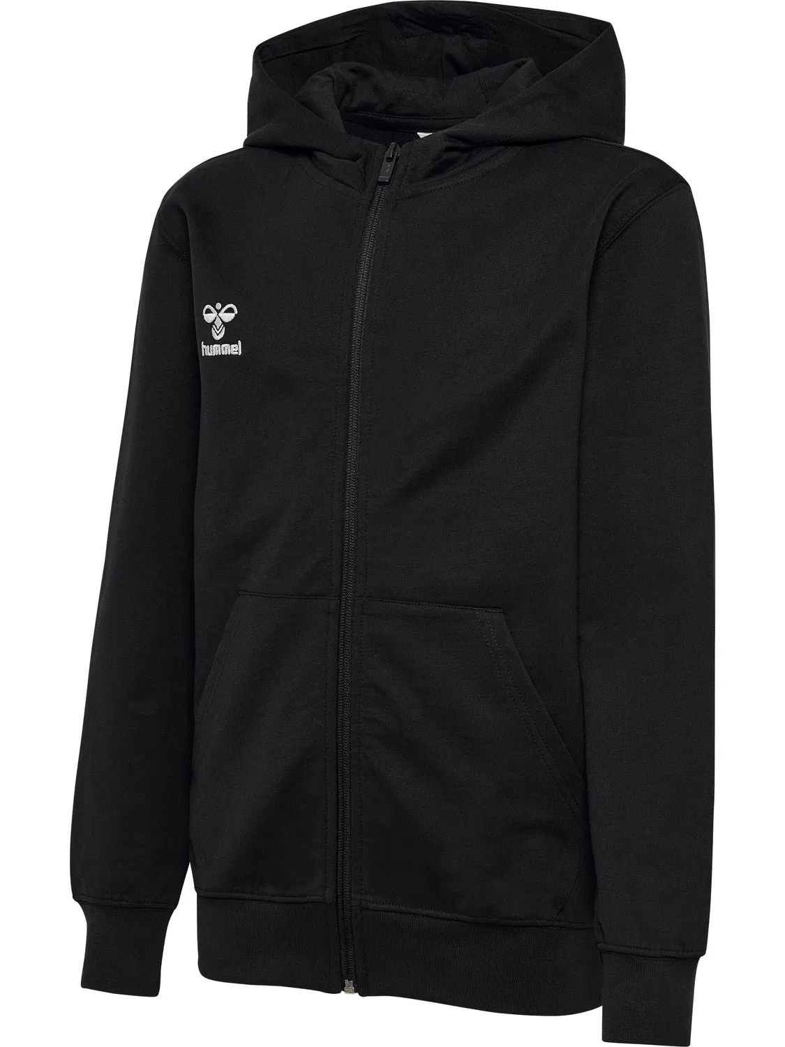 Детское худи с длинным рукавом Hmlgo 2.0 Zip Hoodie Kids Hummel, Schwarz — фото 2