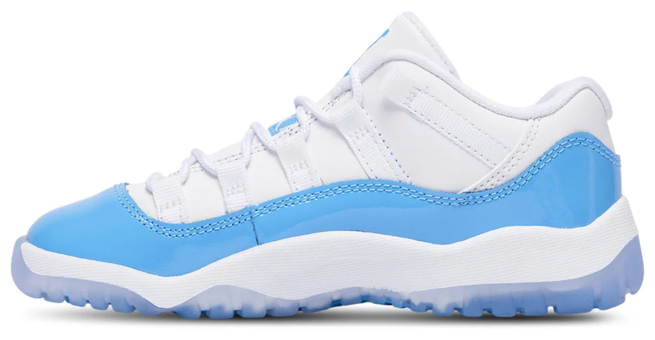 Баскетбольные кроссовки для мальчиков Retro 11 Low Jordan, цвет Blue/Black/White — фото 2