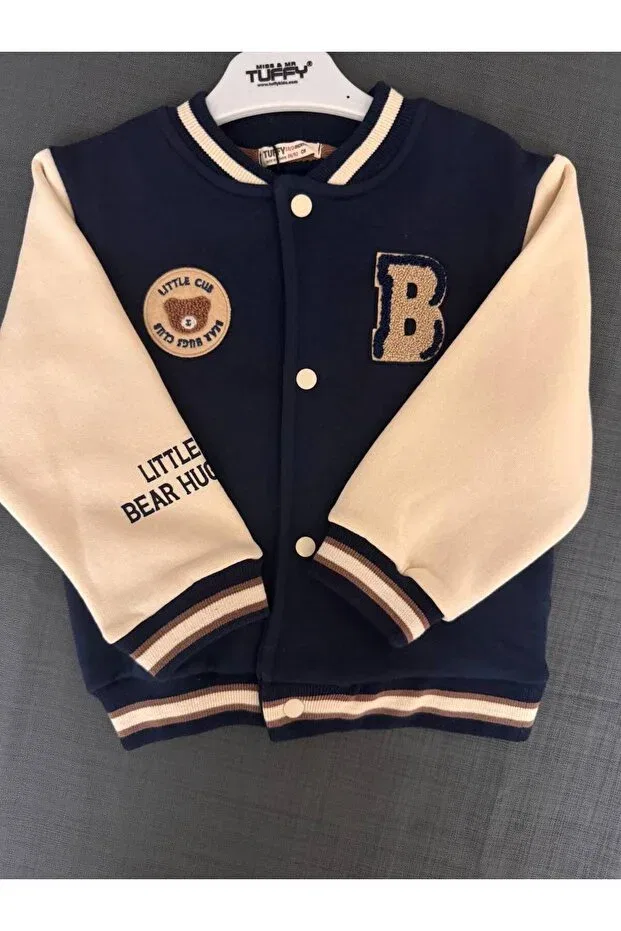 Детский кардиган с принтом Sportswear Butik, Navy Blue — фото 4