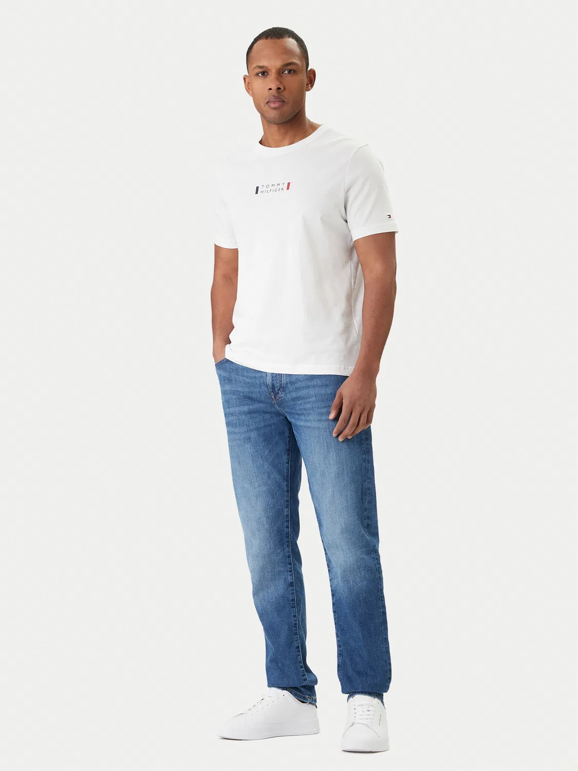 Мужские джинсы приталенного кроя Bleecker Jax Indigo Tommy Hilfiger, синий — фото 2