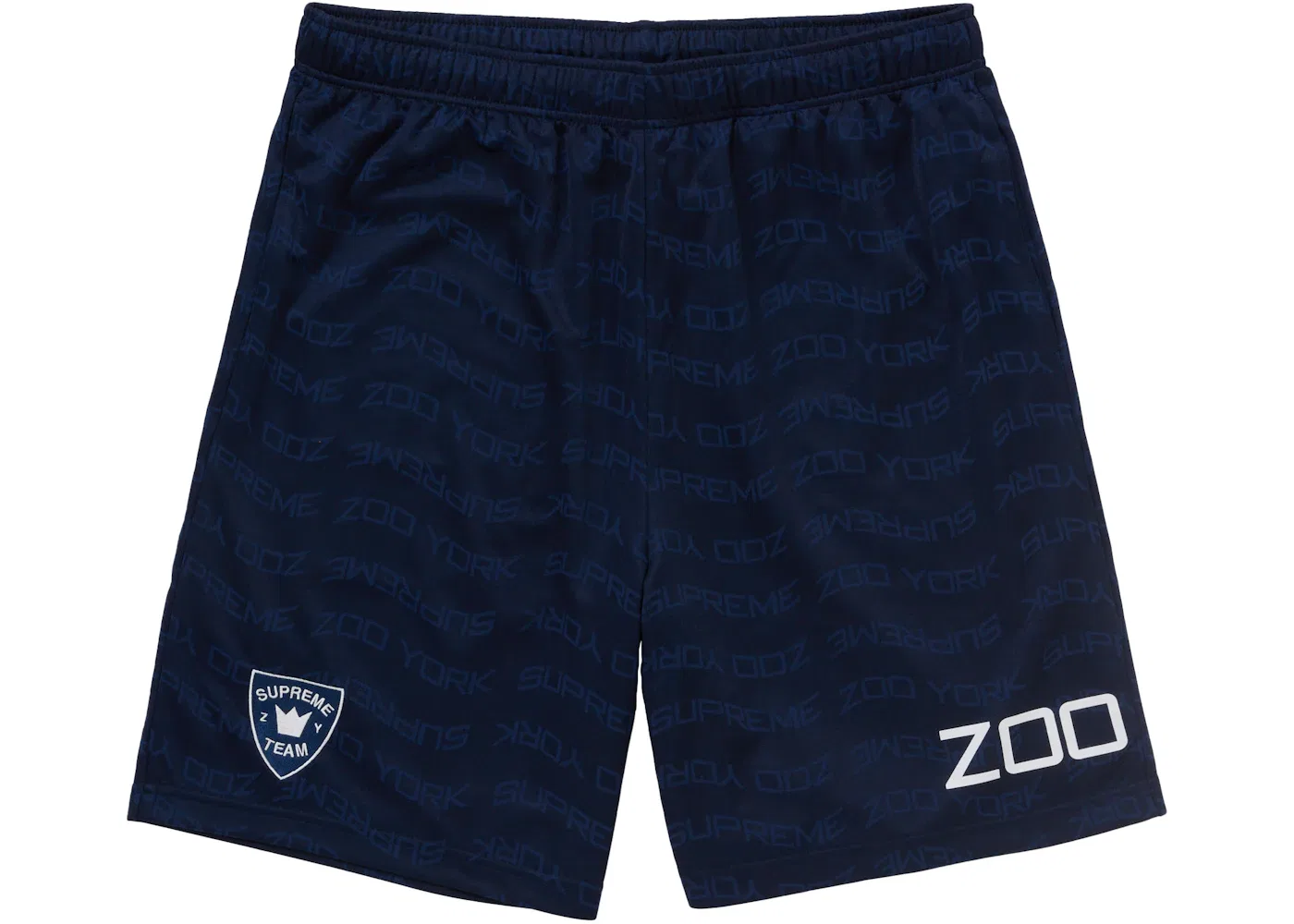 Мужские шорты с принтом Supreme Zoo York Soccer Short, Navy