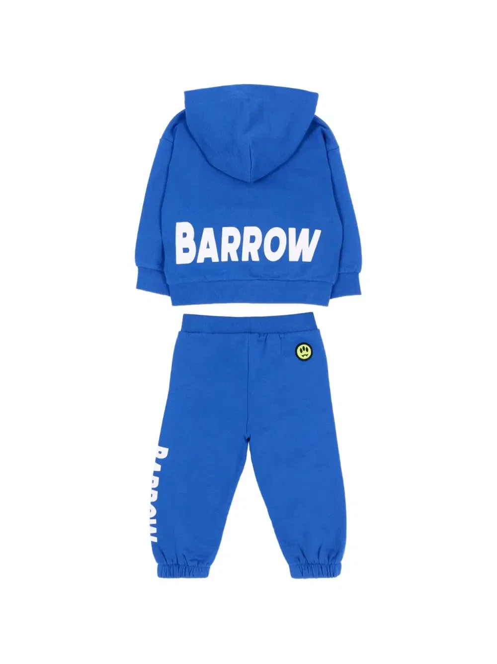Хлопковый спортивный костюм на молнии с логотипом Barrow Kids, синий — фото 2