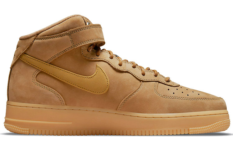 Кроссовки Nike Air Force 1 Mid '07, коричневый — фото 2