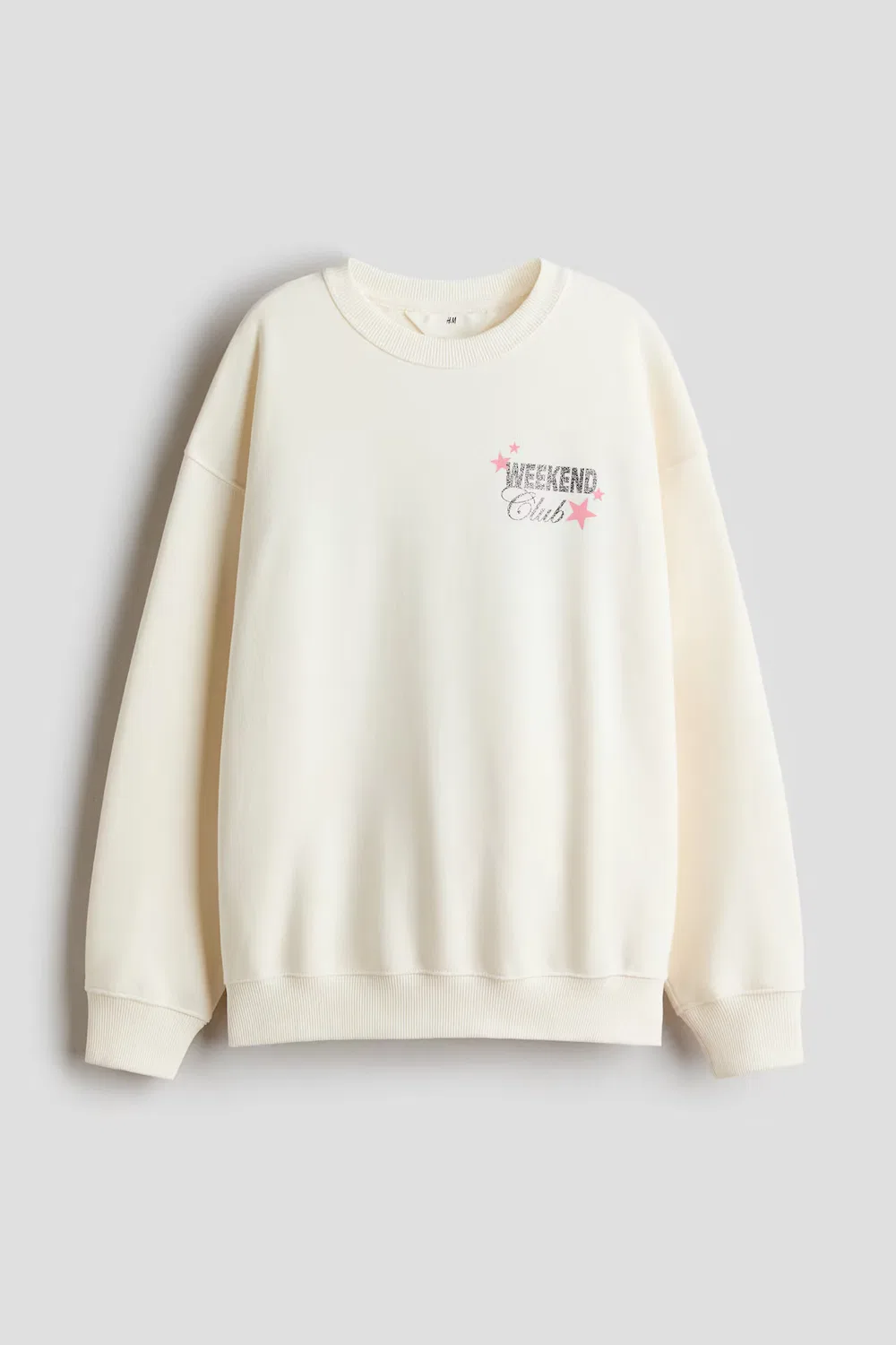 Толстовка с рисунком H&M, Cremefarben/Weekend Club