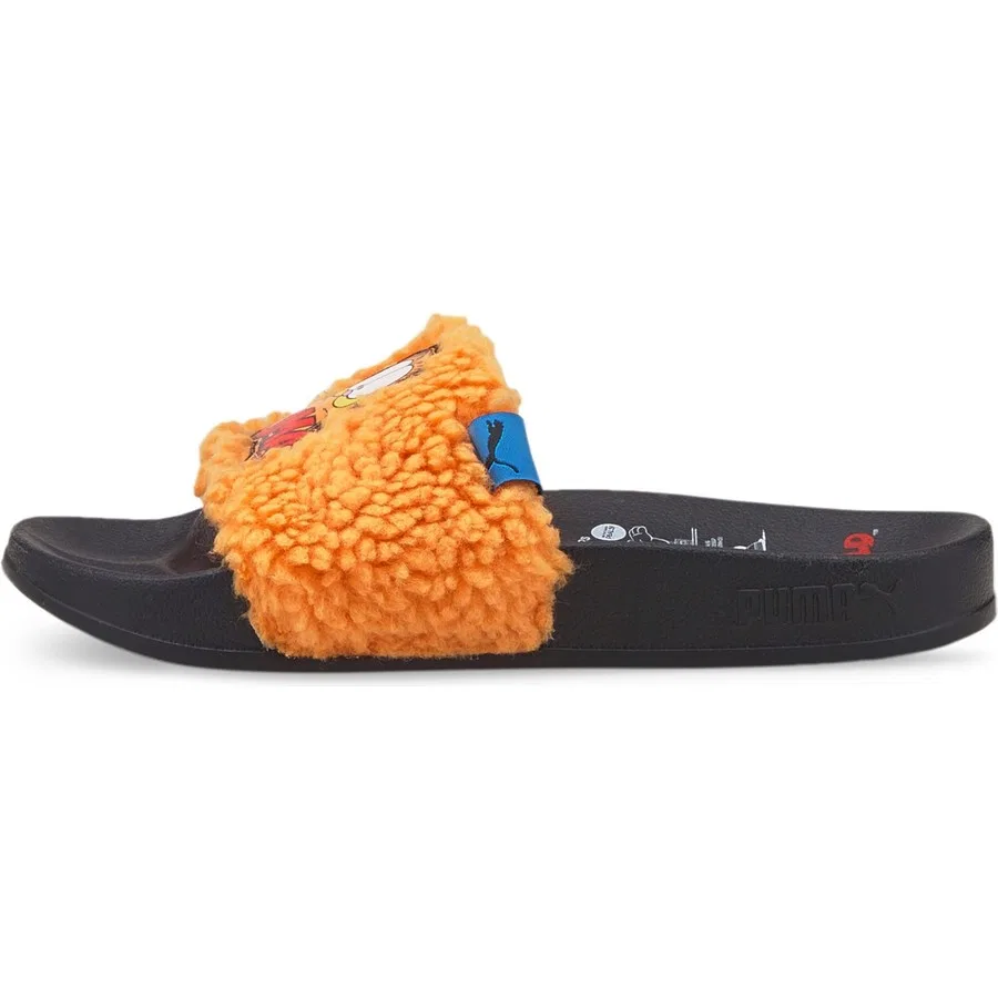 Детские сланцы с принтом Garfield Leadcat 2.0 Puma, Черный