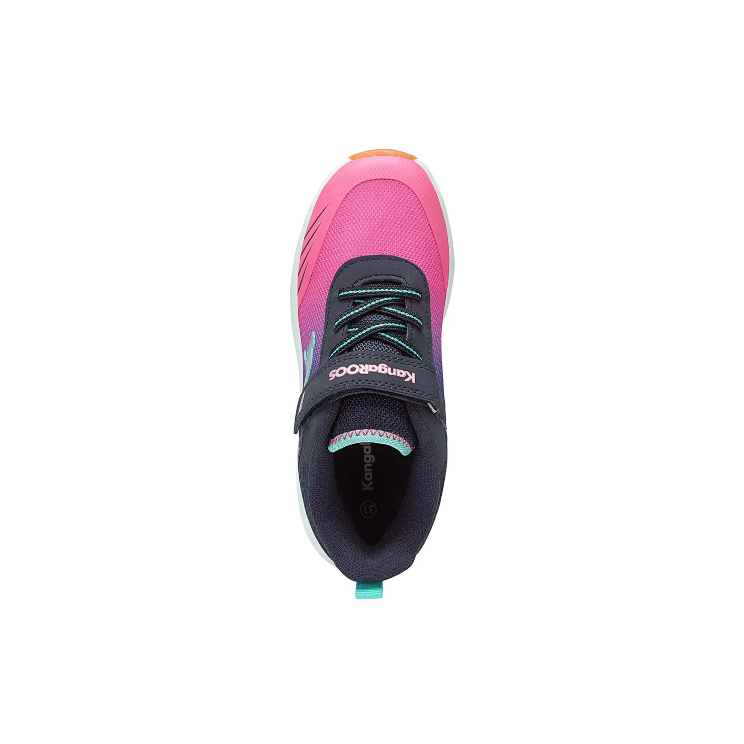 Детские спортивные кроссовки с технологией KANGACUSH KangaROOS, Dark Navy/Daisy Pink — фото 4
