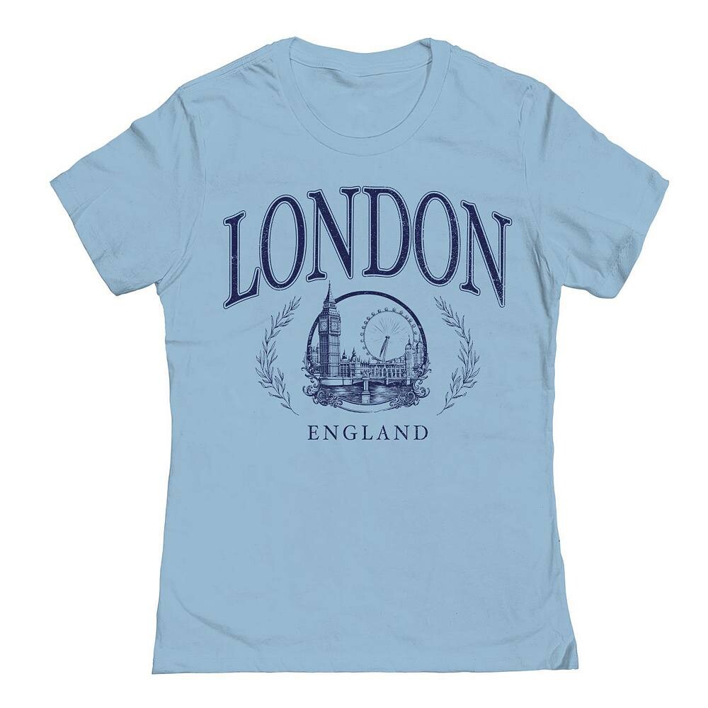 

Синяя футболка с рисунком London для юниоров Licensed Character, цвет Powder Blue