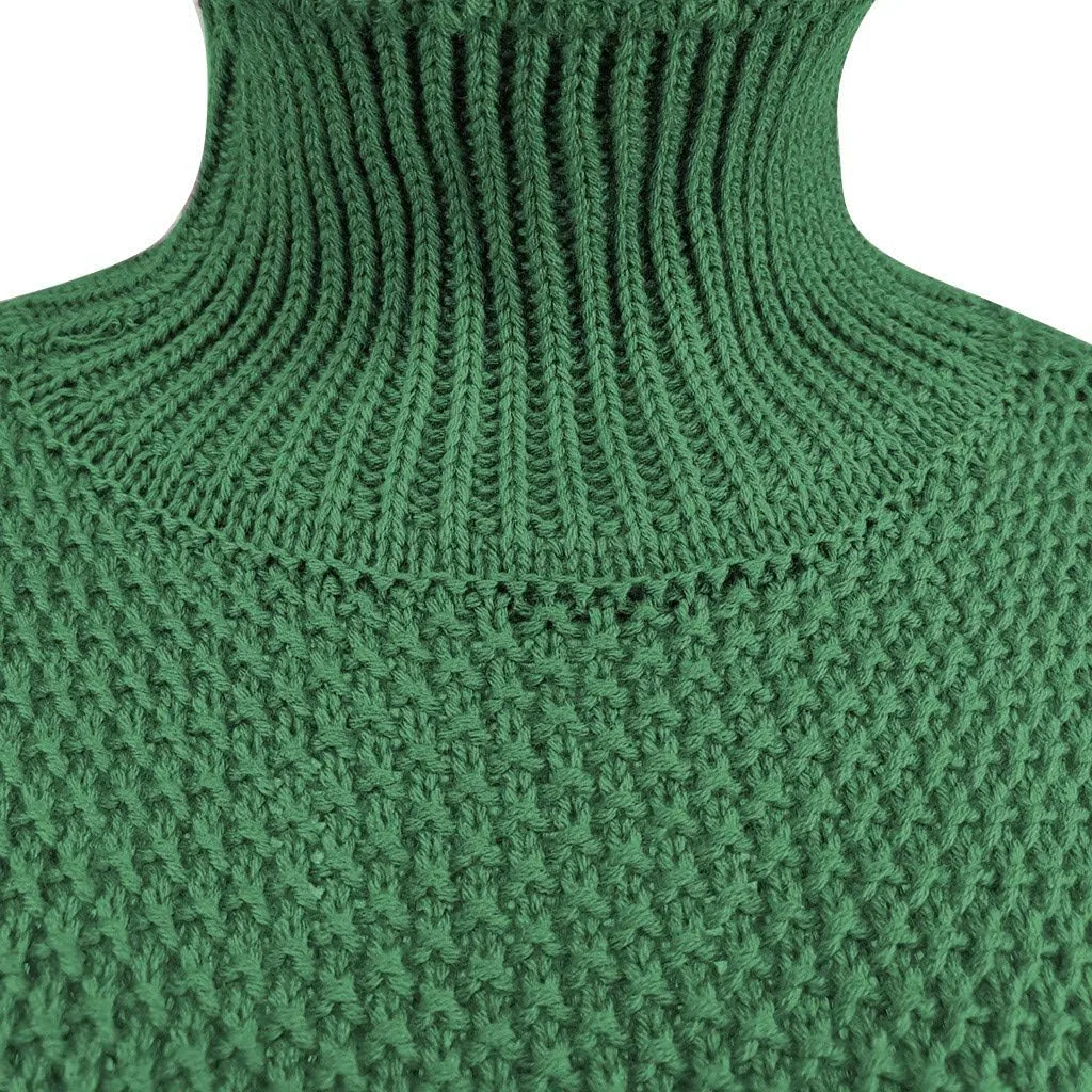 Женский свитшот с длинным рукавом, Oversized, хлопковый, A06- Green — фото 3