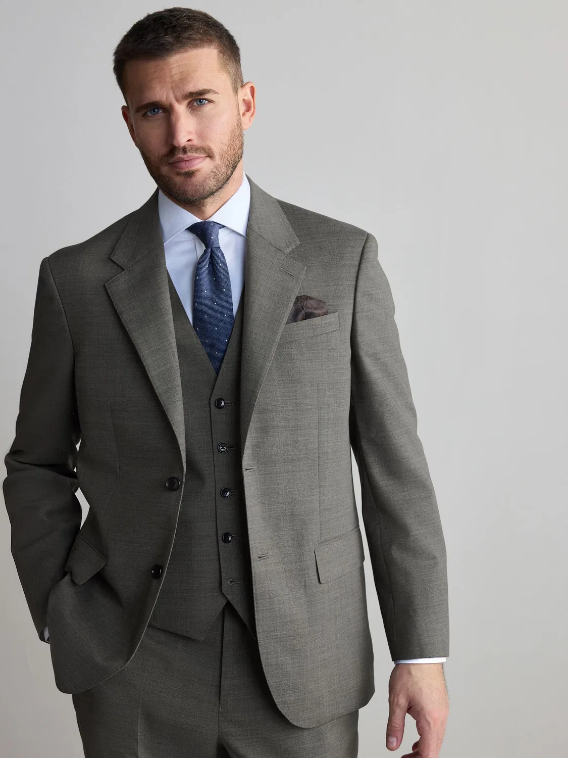 Пиджак Regular Fit Signature из итальянской шерсти, Nova Fides Next, зеленый — фото 3