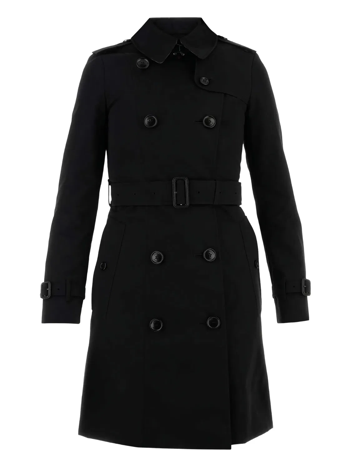 Burberry Тренч из черного габардина