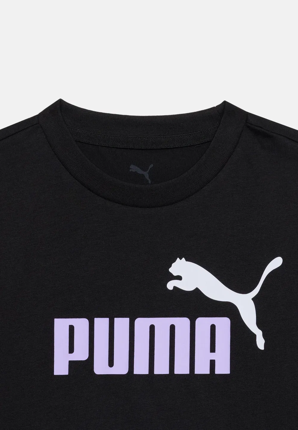 Футболка с логотипом, унисекс - спортивная футболка Puma, Black/Light Lavender — фото 3