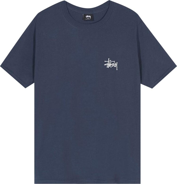 

Футболка Stussy Basic Tee 'Navy', синий