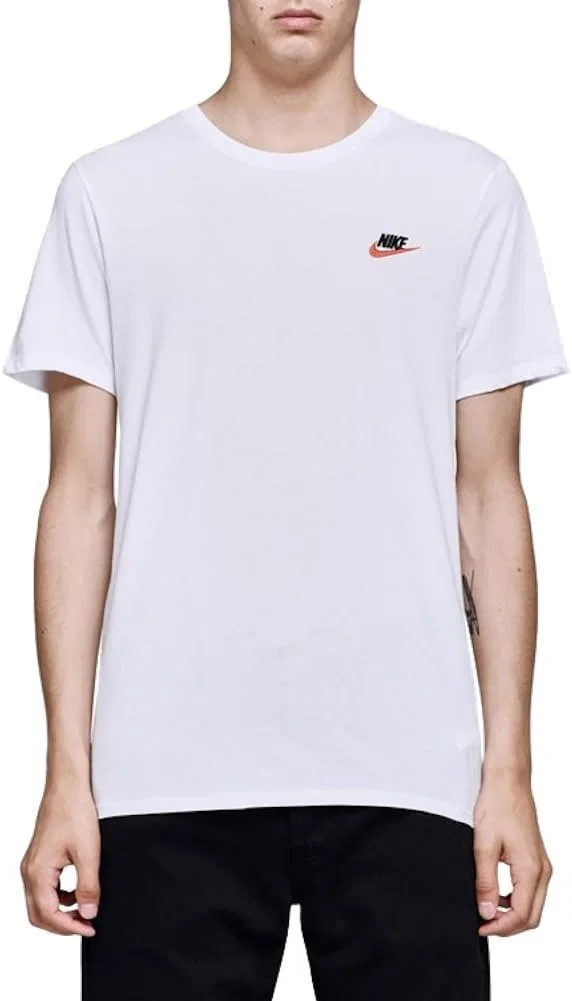 Мужская футболка с вышивкой Futura Nike, Red/White