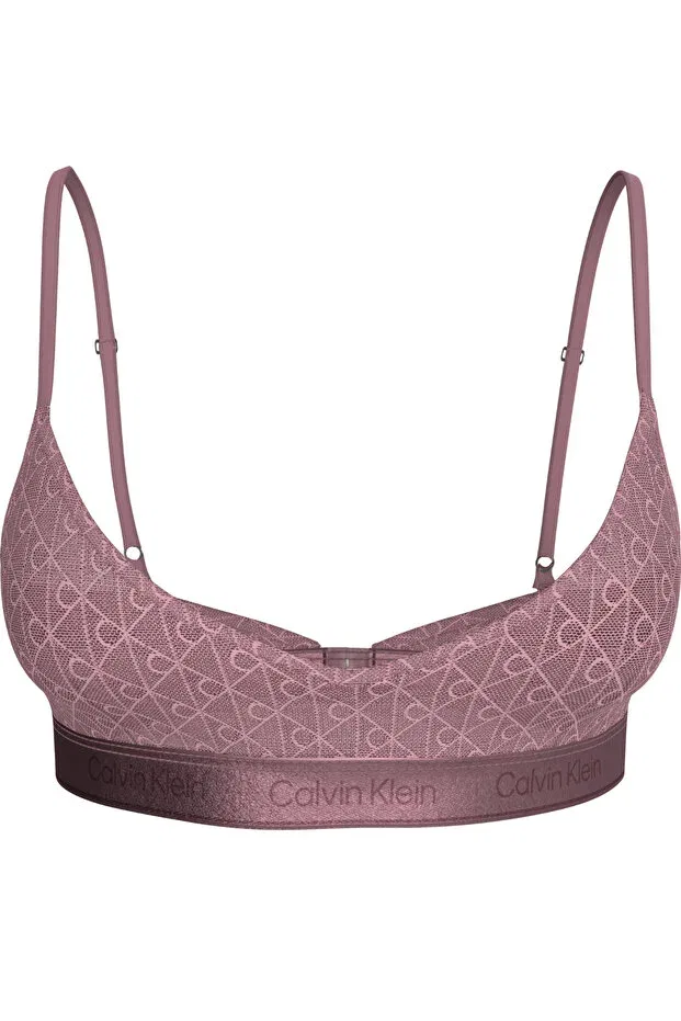 Женские бралетт с логотипом Calvin Klein, Розовый
