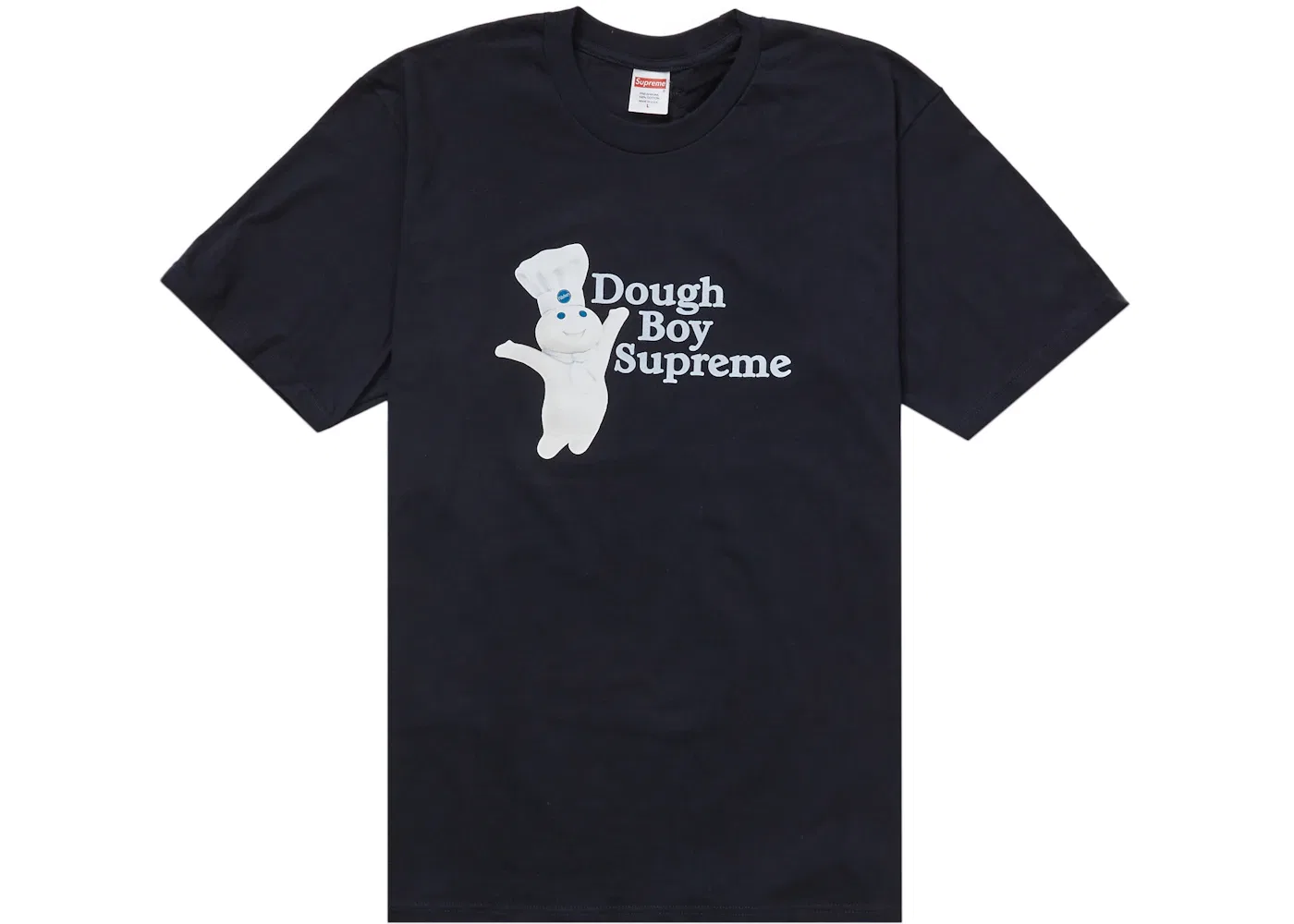 Мужская футболка с принтом Supreme Doughboy Tee, Navy