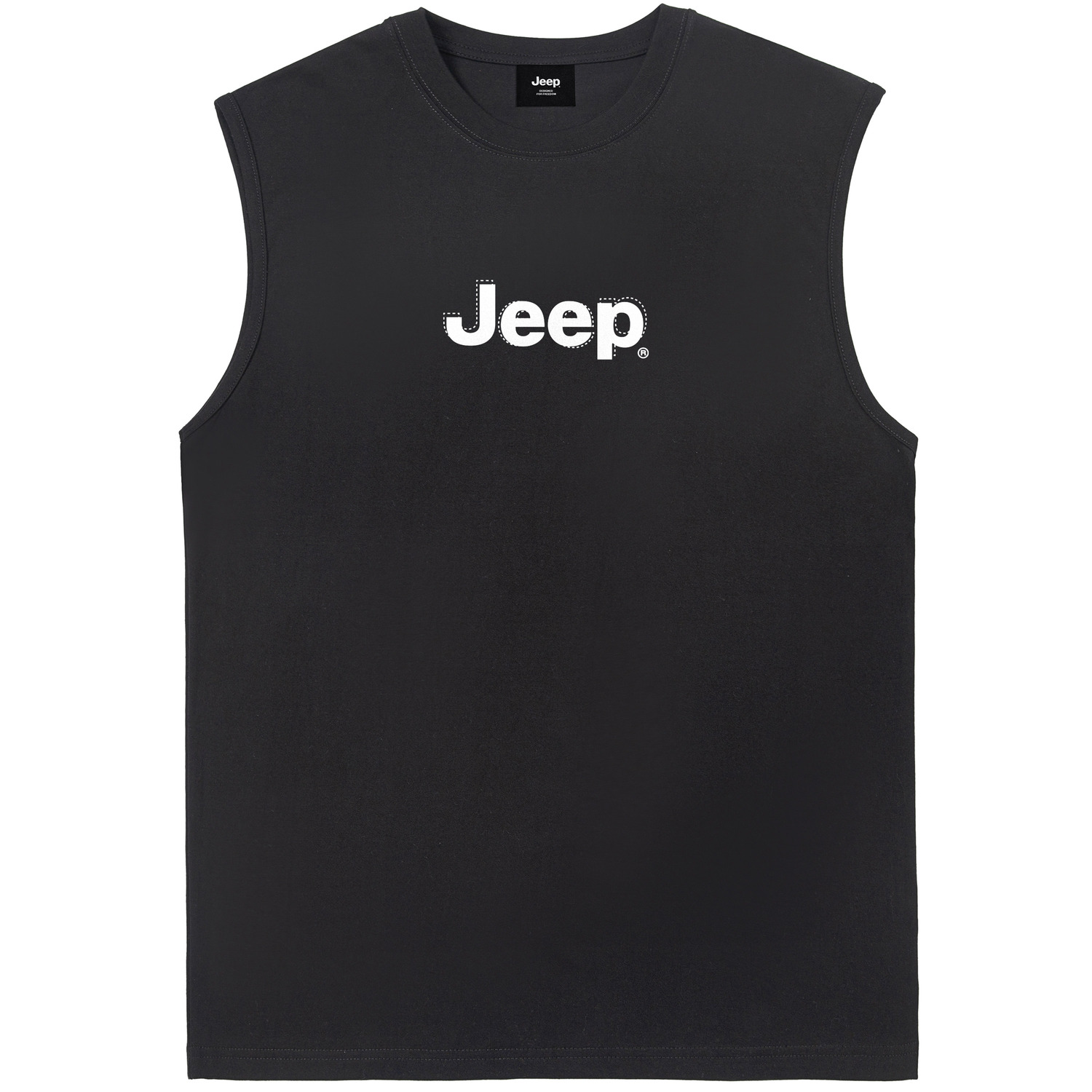 

Футболка-майка унисекс Jeep, абрикос