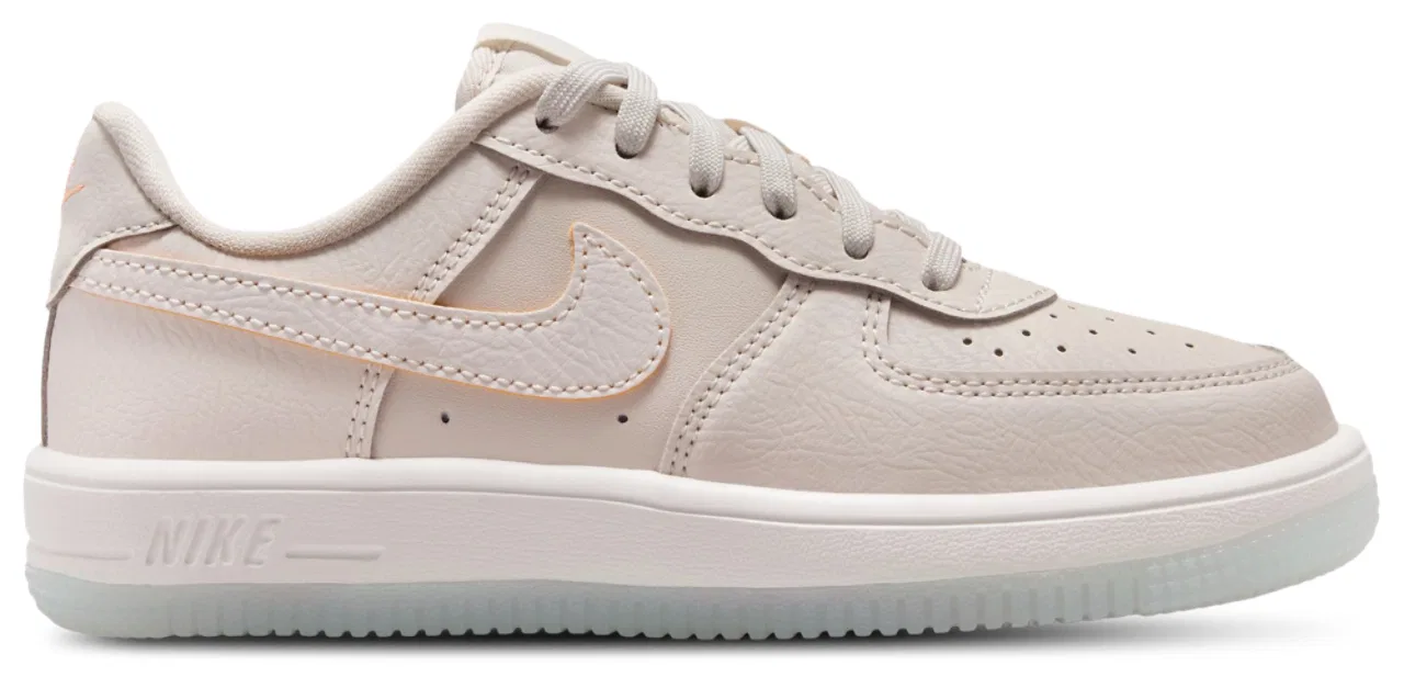Кроссовки для мальчиков Force 1 Low Lace SE Nike, цвет Orewood Brown/Orange Pulse