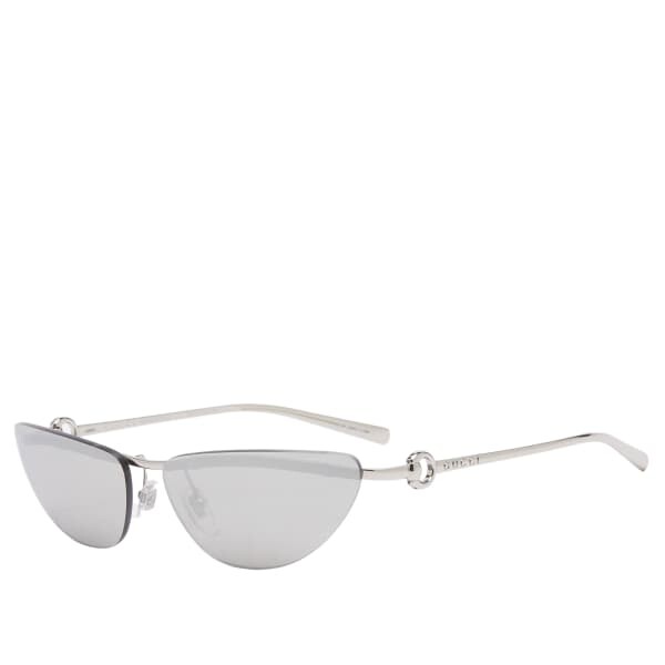 

Солнцезащитные очки Gucci Horsebit с верхней планкой Gucci Eyewear, серый