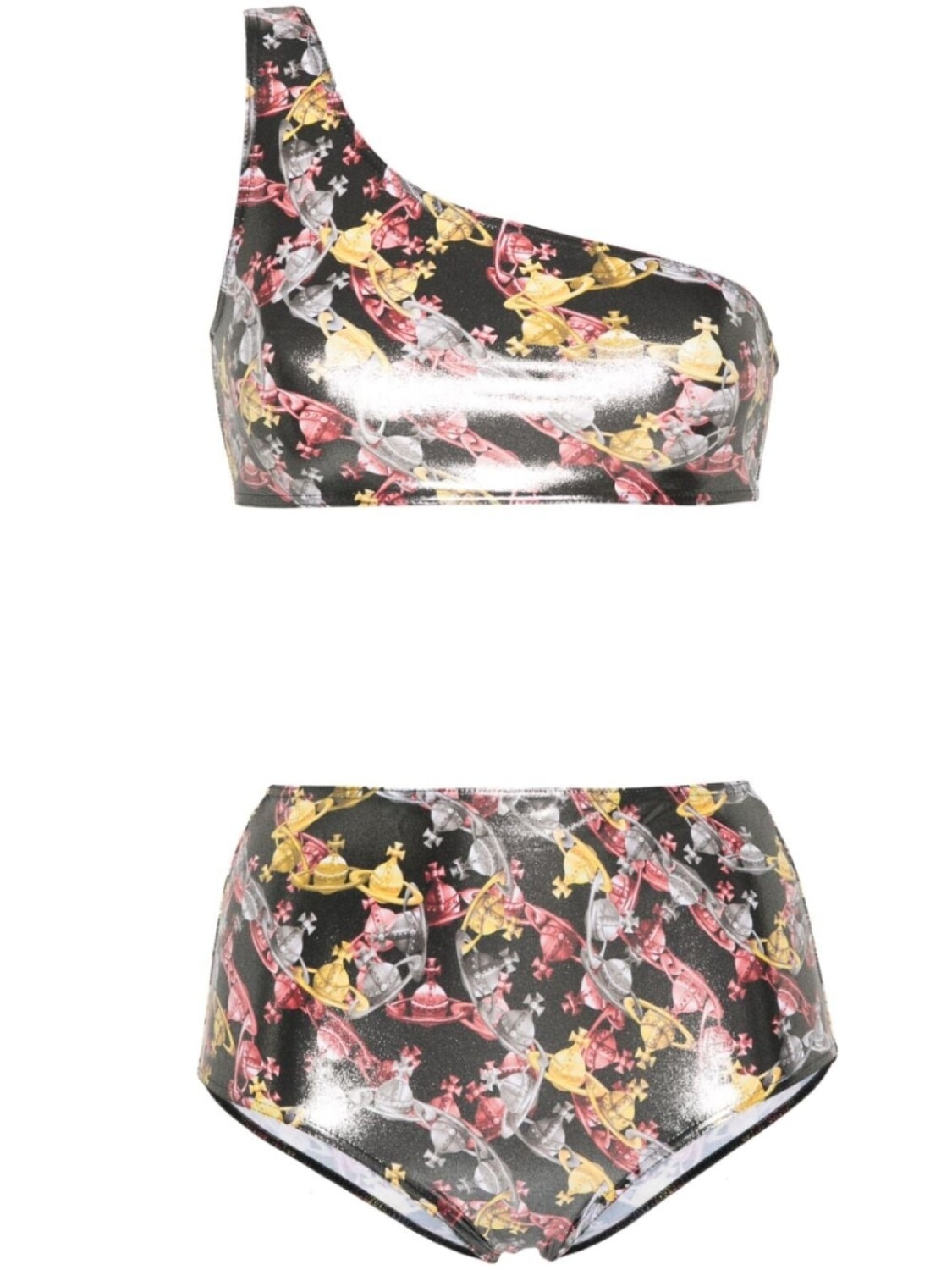 

Бикини Crazy Orb Vivienne Westwood, черный, Серый, Бикини Crazy Orb Vivienne Westwood, черный