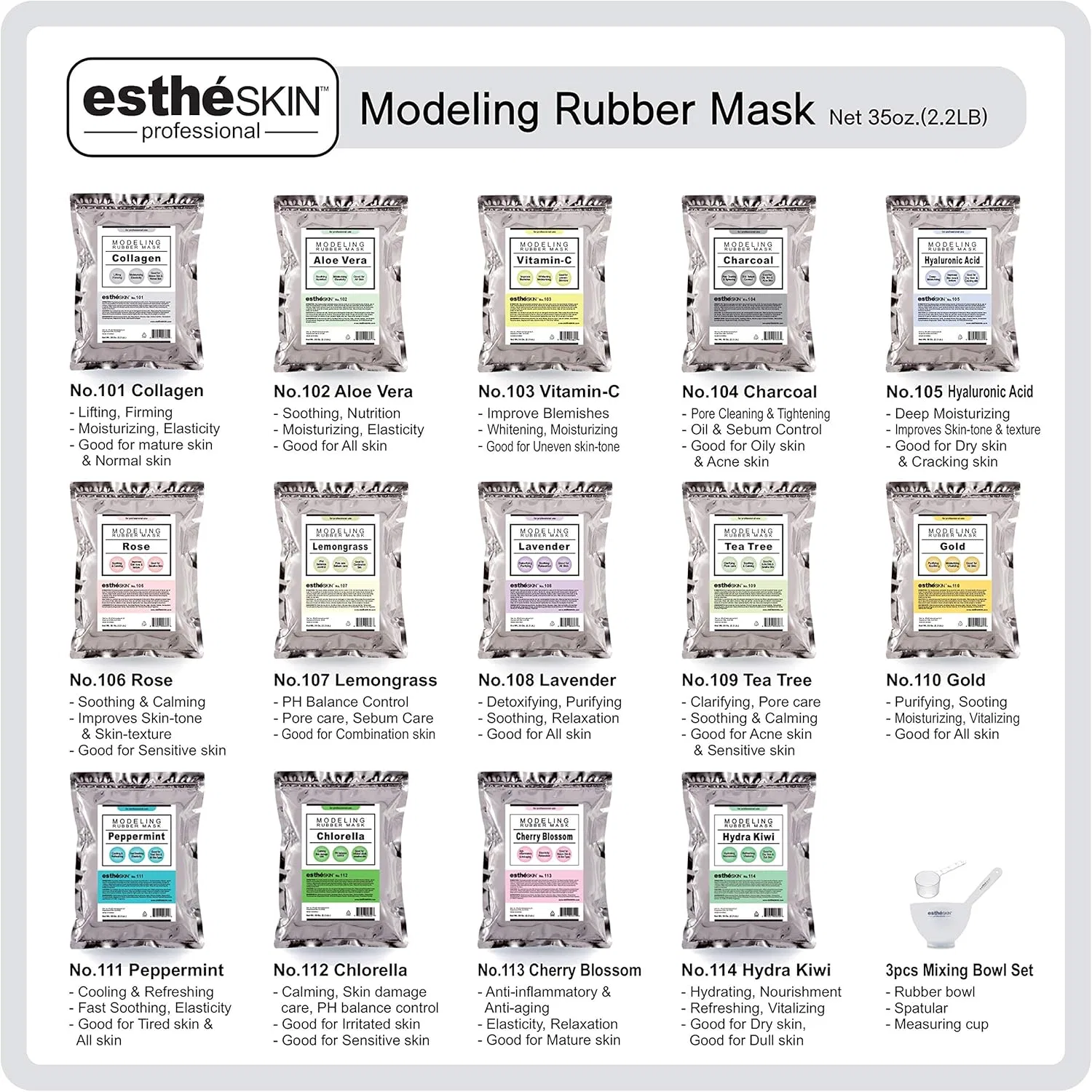 Маска для лица Estheskin — Моделирующая No.108 Lavender, 992 г