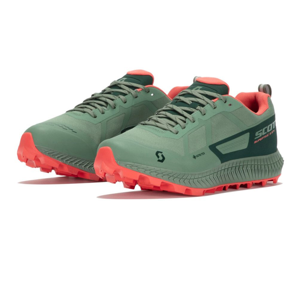 

Кроссовки для бега Scott Supertrac 3.0 GORE-TEX Trail, зеленый