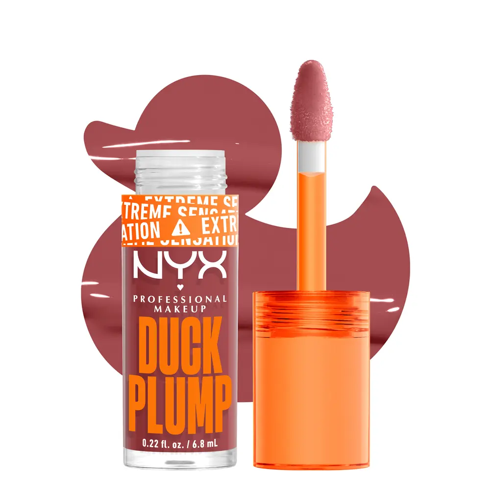 

Пухлый блеск для губ duck plump lip gloss Nyx Professional Makeup, цвет nr. 08 mauve out of way, 6.8 мл