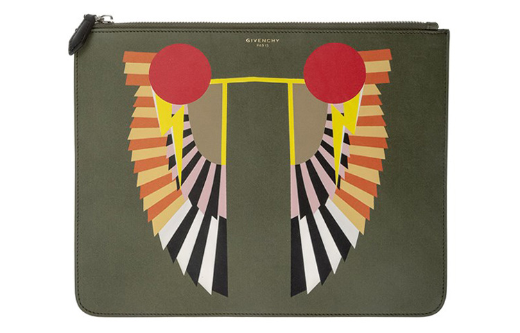 

Женская кожаная клатч Givenchy Unisex Army Green