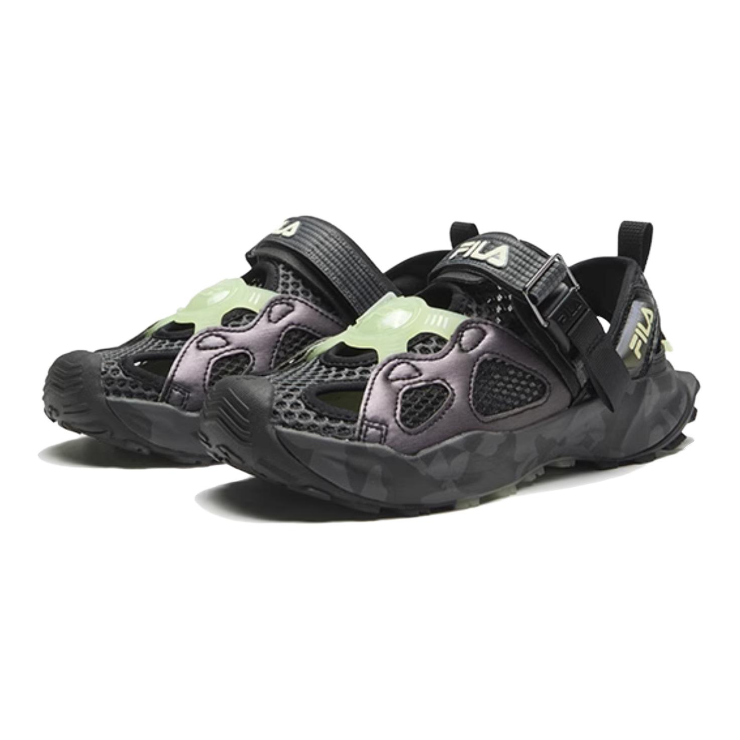FILA KIDS Детские сандалии Slip Resistant And Breathable Black Gray — фото 4