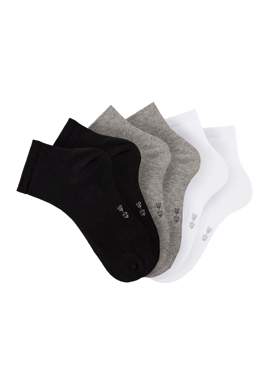 

Носки BENCH Socks, цвет mottled grey/black/white