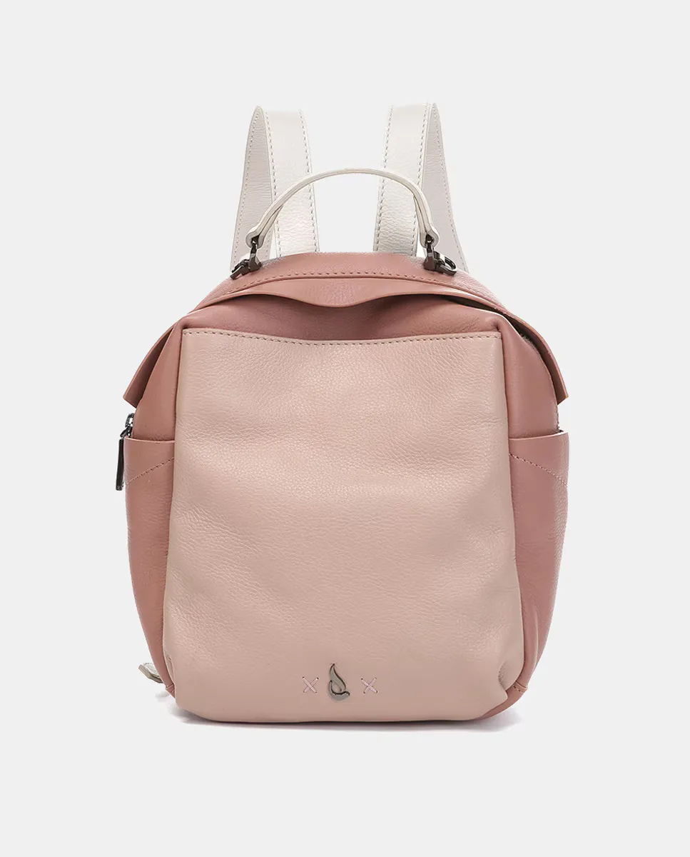 

Рюкзак Oceans Diary из розовой кожи Abbacino, розовый