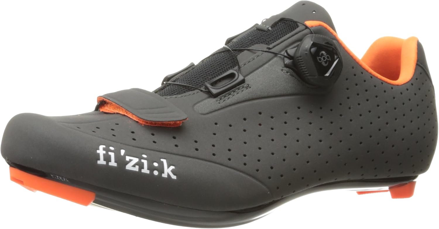 

Велосипедные туфли Fizik X5 Terra для горного велосипеда - Адаптивная посадка, Карбоновое волокно, Туфли MTB из микротекса, оранжевый