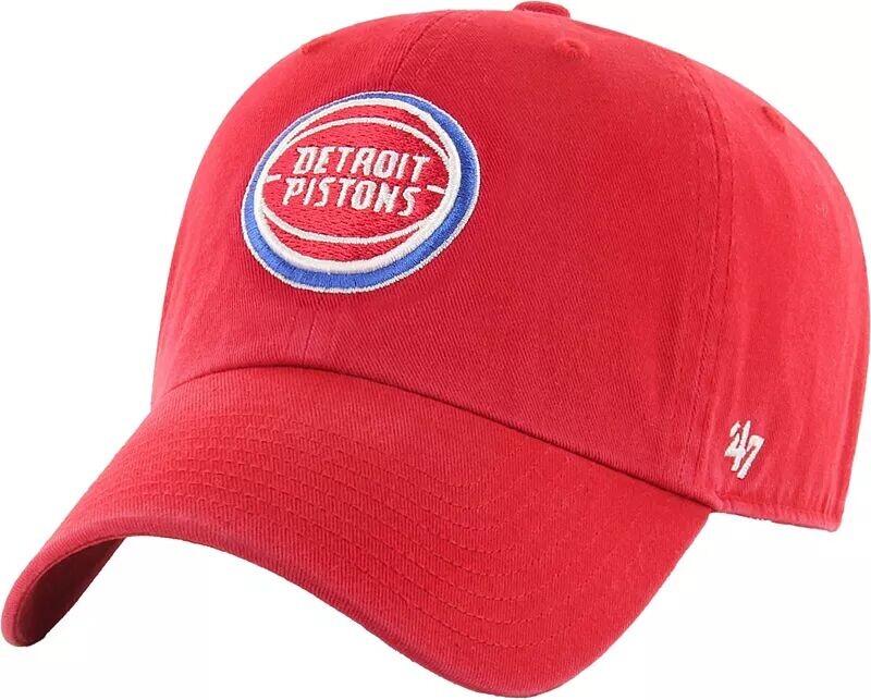 

'47 Red Detroit Pistons Clean Up Регулируемая кепка