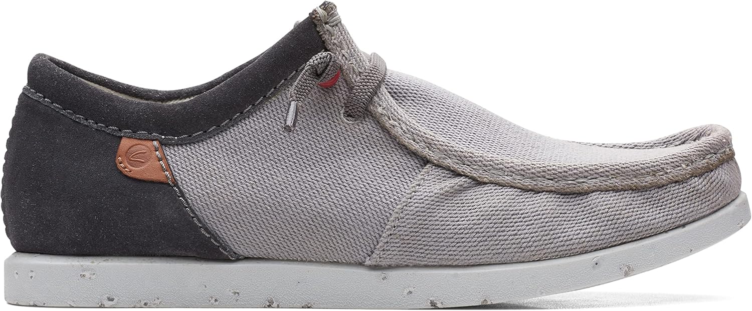 Мужские мокасины Clarks Shacrelite, серый — фото 2